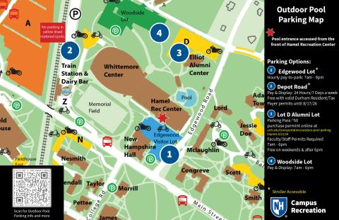 Parking Map Outdoor Pool 2026